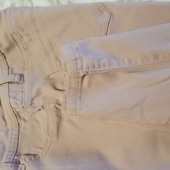 LOVER BRAND, JEANS LEGGINGS Sz M, White & Mauve, EUC, CL #132 - Picture 3 of 10